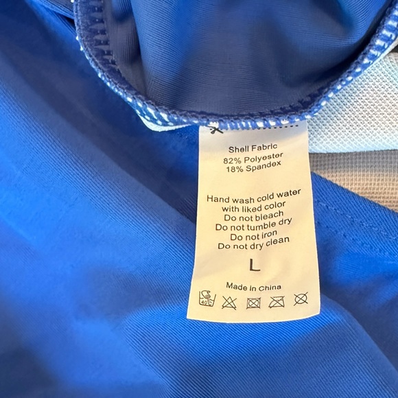 FASHION WORLD swimsuit blue size L - Picture 5 of 5